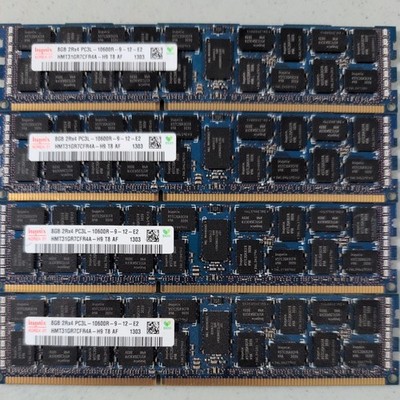 4x8GB DDR3L-1333 PC3L-10600R ECC Registered Server RAM 2Rx4 Major Brand Grade A