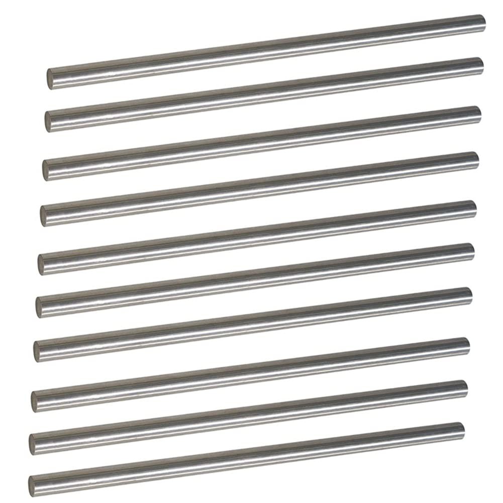 10Pcs 5/32 X 6 Inch Stainless Steel Rods Metal Shaft Rod for DIY Crafts ...