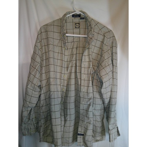 G.H. Bass, Vintage G.H. Bass & Co. Shirtmakers Long Sleeve Plaid Check Button Up Mens