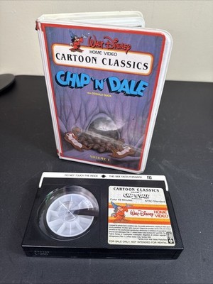 Disney Cartoon Classics Chip  N  Dale Vol. 1 Beta Tape 1983 Donald Duck