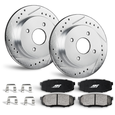 #ad For Honda Fit 09 14 Front Brake Kit RotorsPads $146.64