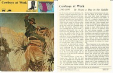 1979 Panarizon, Story Of America, #11.01 Cowboys At Work, Wild West