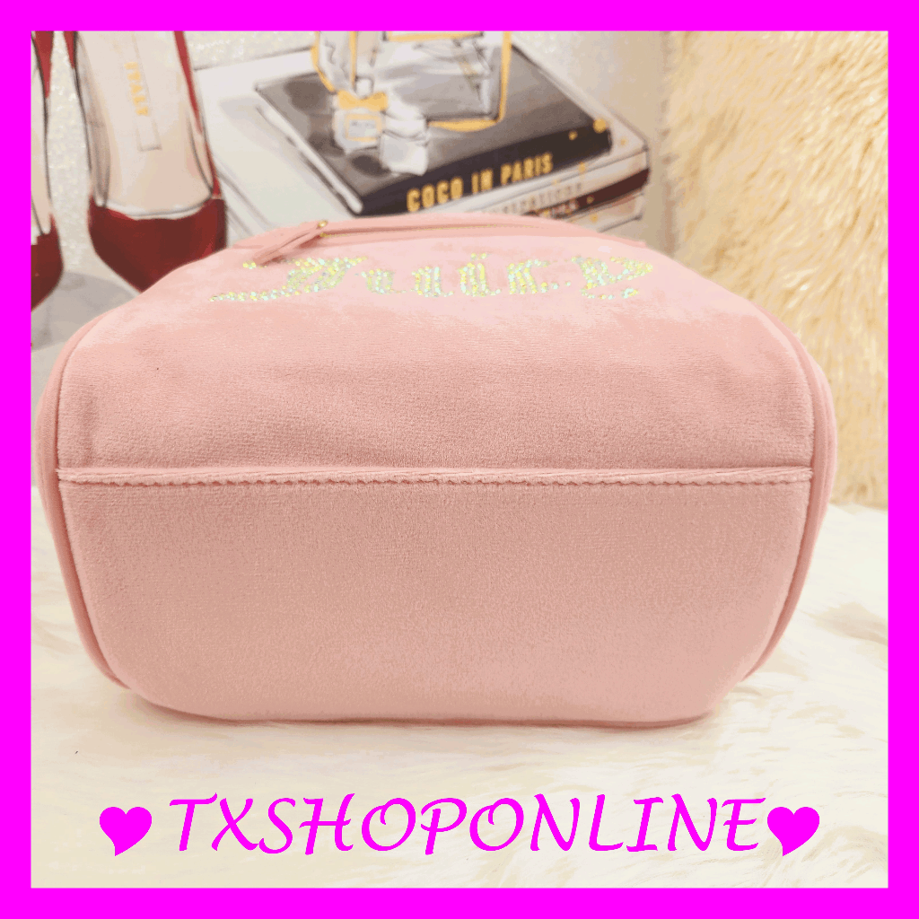 Juicy Couture} pink diamond big spender bling backpack NWT 