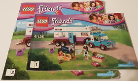 Lego Friends #41125  "Horse Vet Trailer" - 100% Complete with Manual and Box