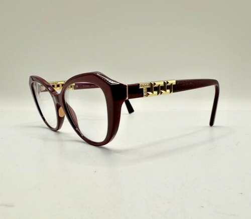 TIFFANY & CO. Eyeglasses Frames TF 2241-B 8389 Maroon / Gold / Diamond 52-16-140