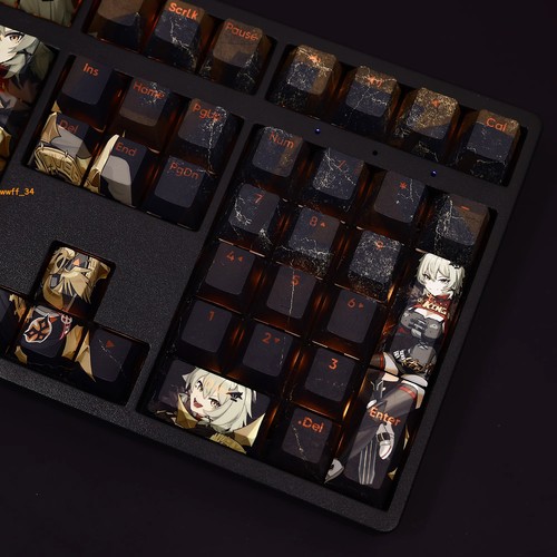108 Keys Zenless Zone Zero Caesar King Keycap Button PBT Cherry MX Sublimation - Picture 5 of 5