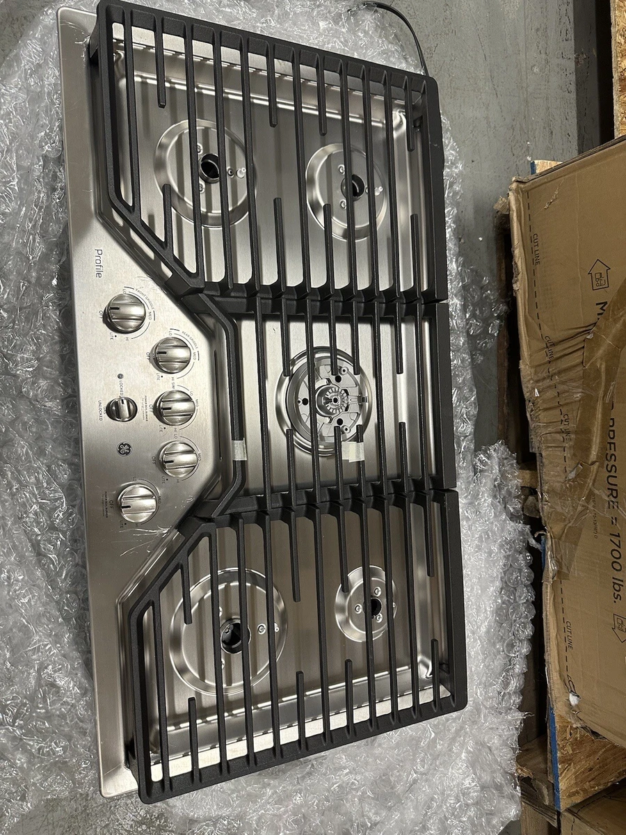 Ge profile 36 online gas cooktop pgp9036slss