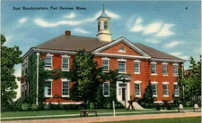 Fort Devens, Mass, Tichnor Bros., Inc., Boston. Postcard