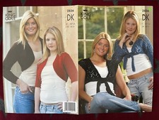 Pre-owned Knitting Pattern - King Cole 2836 - Ladies’ Shrugs - 28-42” DK