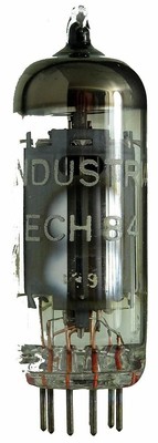 ECH84 Triode-Heptode. Eine Radioröhre von Industria. ID19840