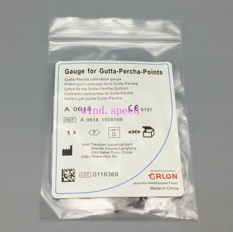 Dental Endodontic Measure Scale Gauge for Gutta Percha Points Measuring Ruler bk - Image 4 of 4