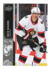 Nick Holden 608 2021-22 Upper Deck Ottawa Senators Card