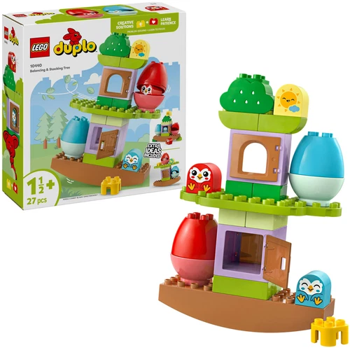LEGO 10440 DUPLO Baum zum Balancieren und Stapeln, Konstruktionsspielzeug