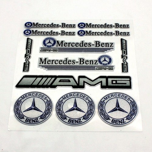 For Car AMG Racing Sport Sticker 3D Decal Stripes Logo Decoration | eBay