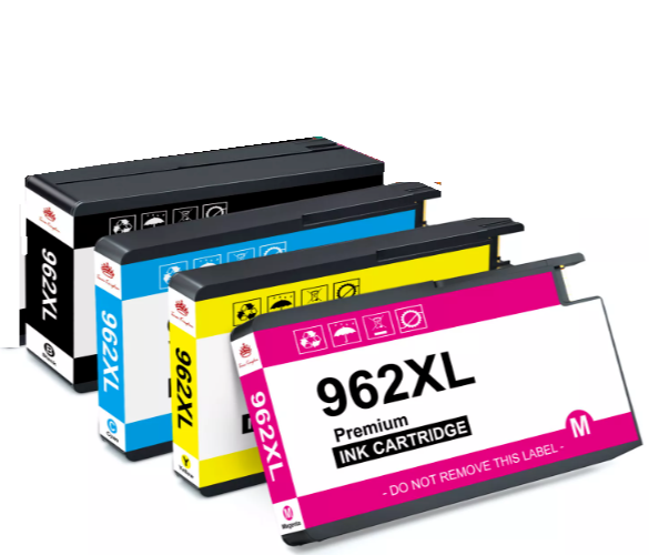 Ink Cartridges for HP 952XL Combo 4-Pack by Pacitek Expiration 06/2025-image