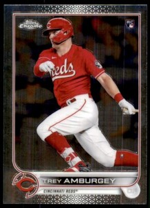 Trey Amburgey 2022 Topps Chrome Rookie #61 New York Yankees