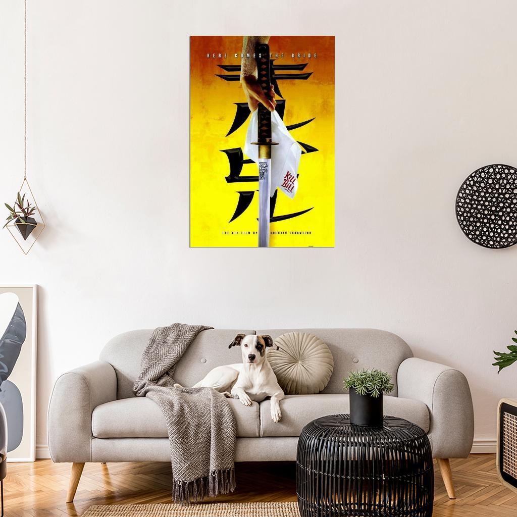 KILL BILL1。 65771 Kill Bill Vol. 1 Movie ma Thurman Wall Decor Print