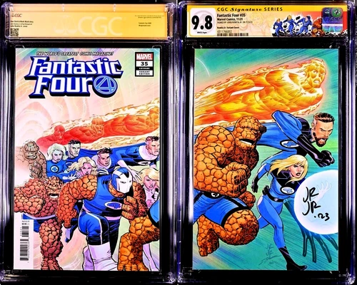 FANTASTIC FOUR #35 CGC SS 9.8 JOHN ROMITA JR WRAPAROUND VARIANT GALACTUS DR DOOM