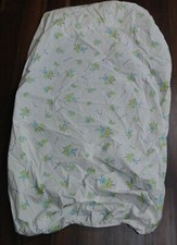 Carters Crib Sheet Yellow Blue Green Tiny Little Bee Fly Away with Me way up...