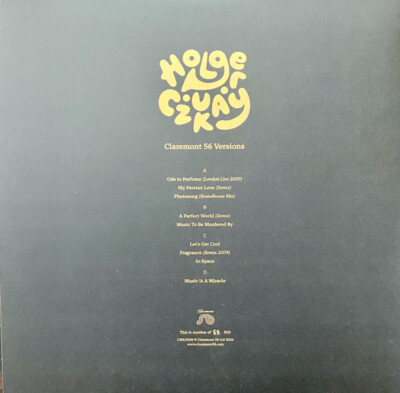 洋楽 Holger Czukay Claremont 56 Versions 2LP The Claremont 56 Versions | Holger Czukay | Claremont 56