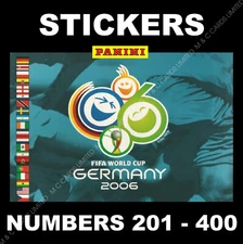Panini World Cup Germany 2006 stickers Numbers 201-400