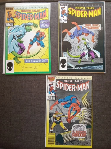 Marvel Tales #'s 184, 185, 186  VF reprints of classic Amazing Spider-man