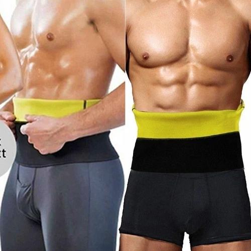 Sudore sauna dimagrante uomo body shaper tagliavita allenatore cincher cintura brucia grassi - Foto 4 di 22