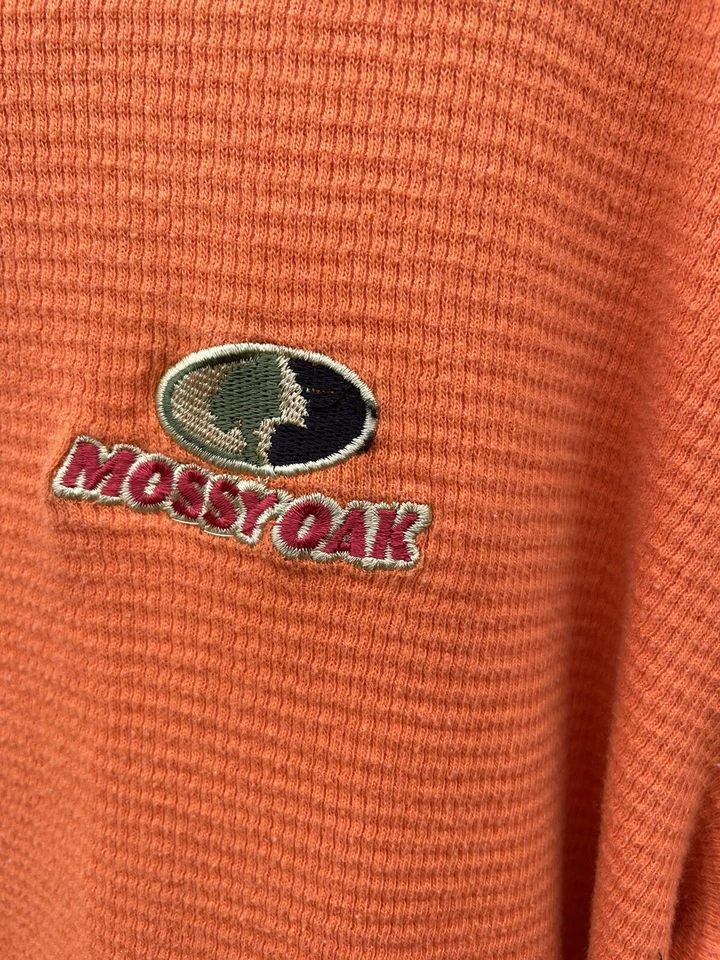 Mossy Oak 1/4 Button Long Sleeve Shirt XL - Image 3 of 4