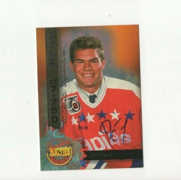 1994/95 Signature Rookies Hockey Autograph Rookie Cards Hand Numbered /7750 RC - Image 2 of 2