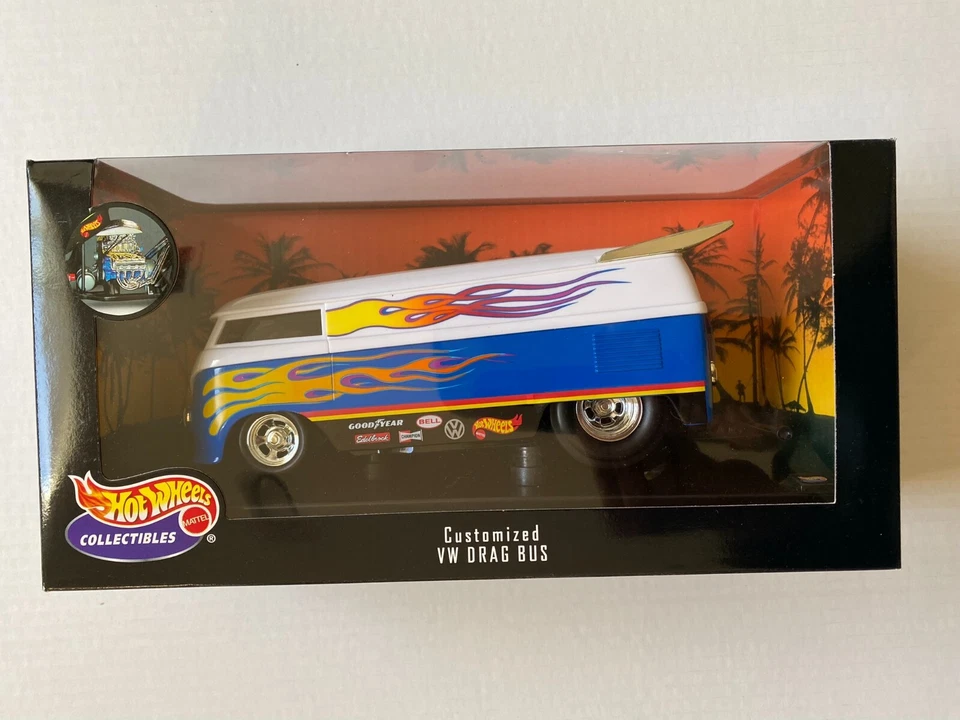 HOT WHEELS 14th ANNUAL CONVENTION WHITE 1:18 VW DRAG BUS *SIGNED PHIL RIEHLMAN* - Image 2 of 4