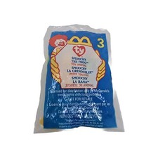McDonald's Ty Teenie Beanie Babies - Smoochy the Frog 3 1999 New