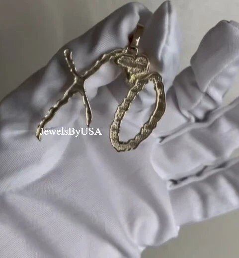 Mens Jewelry Solid Metal Custom Made 925 Silver Game Lover "x-o" Charm Pendant - Image 4 of 4