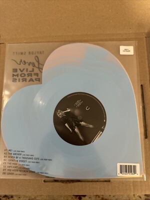 Taylor Swift Lover (Live From Paris) Heart Shaped Vinyl ON HAND