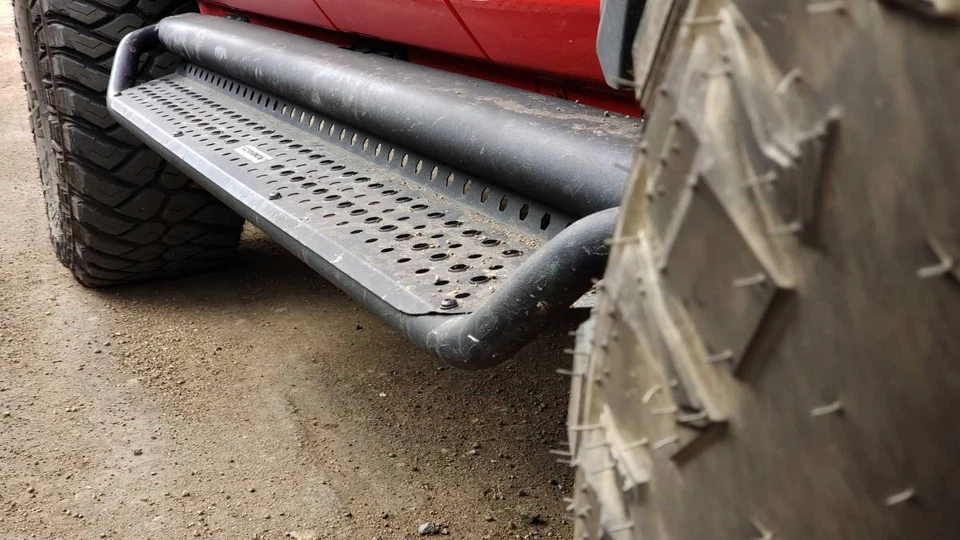 Go Rhino D14155T Dominator Xtreme D1 Side Steps for 2015-2024 Ford F-150 Foto 3 de 4