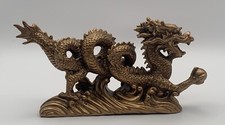 Resin 6  Dragon W/pearl  Gold Color. Authorit...