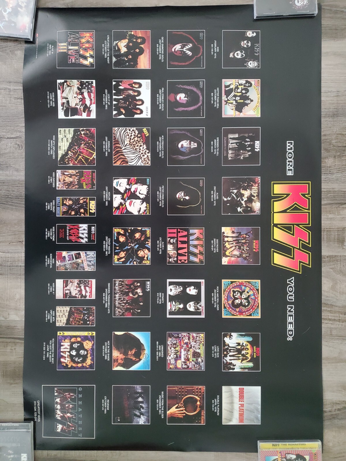 KISS Greatest KISS PROMO Poster 2Sided NOS eBay