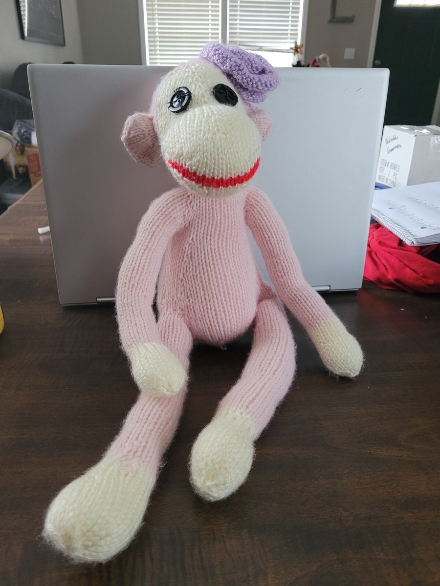 Pink Sock Monkey 19