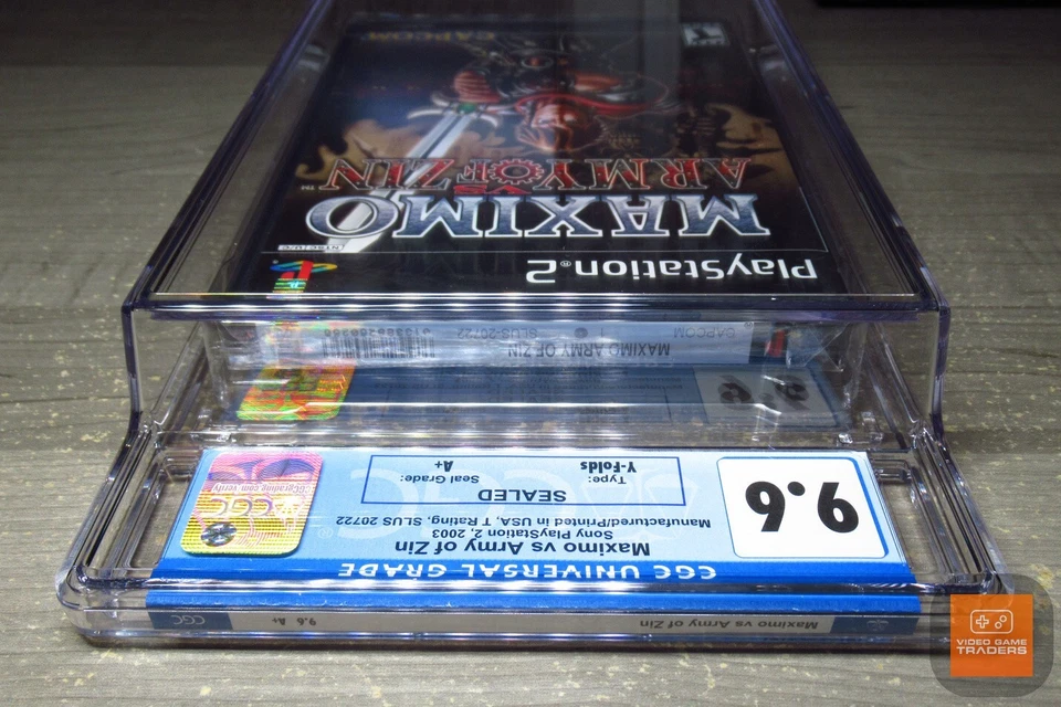 CGC 9.6 A+ - Maximo vs Army of Zin 1ST PRINT PlayStation 2, PS2 2003 NEW! - Image 4 of 4