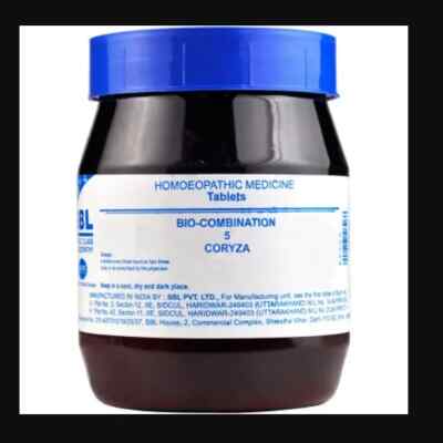   SBL Bio-Combination 5 BC 5 Tablets 450g for Coryza, Sore Throat & Cough  