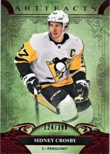 Sidney Crosby - 2020 21 Artifacts -  (Ruby) - Ser # 124/399