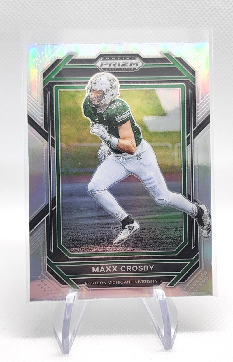 Maxx Crosby 2023 Prizm Draft Picks Silver Prizm Parallel #93 Raiders