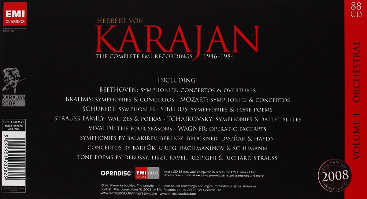 HERBERT VON KARAJAN. THE COMPLETE EMI RECORDINGS 1946-1984 AUF AUF