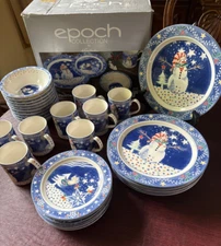 Noritake China Epoch Mr Snowman Replacement, Plates, Bowls, Cups, Select, Nice!
