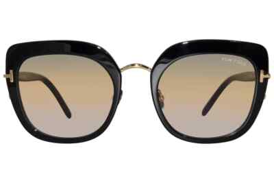 Tom Ford Virginia TF945 01B Frame Black/Rose Gold Sunglasses Women's