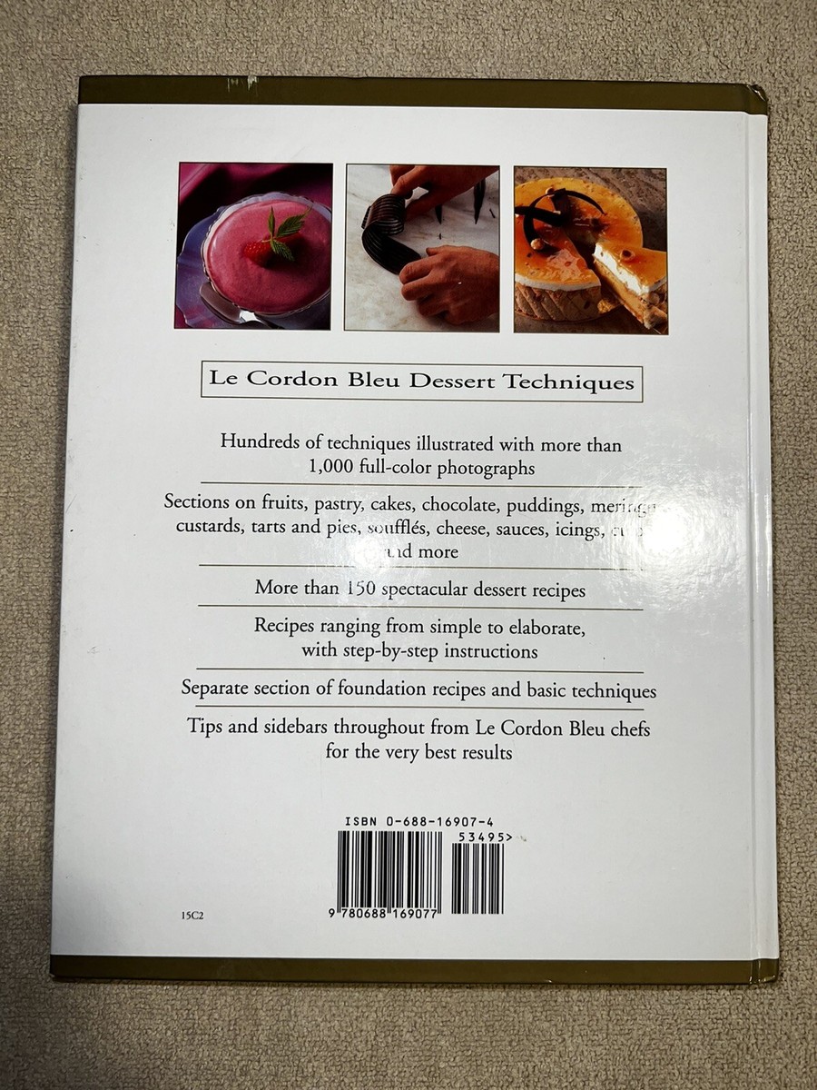 レア•洋書】Le Cordon Bleu Dessert Techniques Le Cordon Bleu