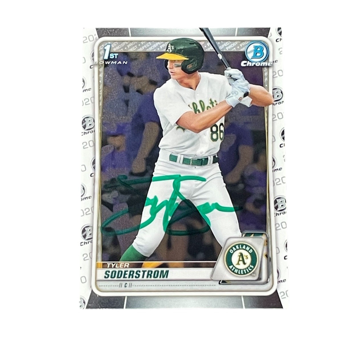 Tyler Soderstrom 2020 Bowman Draft #CDA-TS Chrome DP Auto (1st 