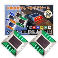 Nicheez Borchie Stradali Solari, Luci Lampeggianti a Led per Parcheggi, Curve, Interse_