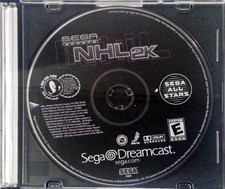 NHL 2K: Sega All Stars (Sega Dreamcast, 2000) Loose Disc Only! Very Good Cond!