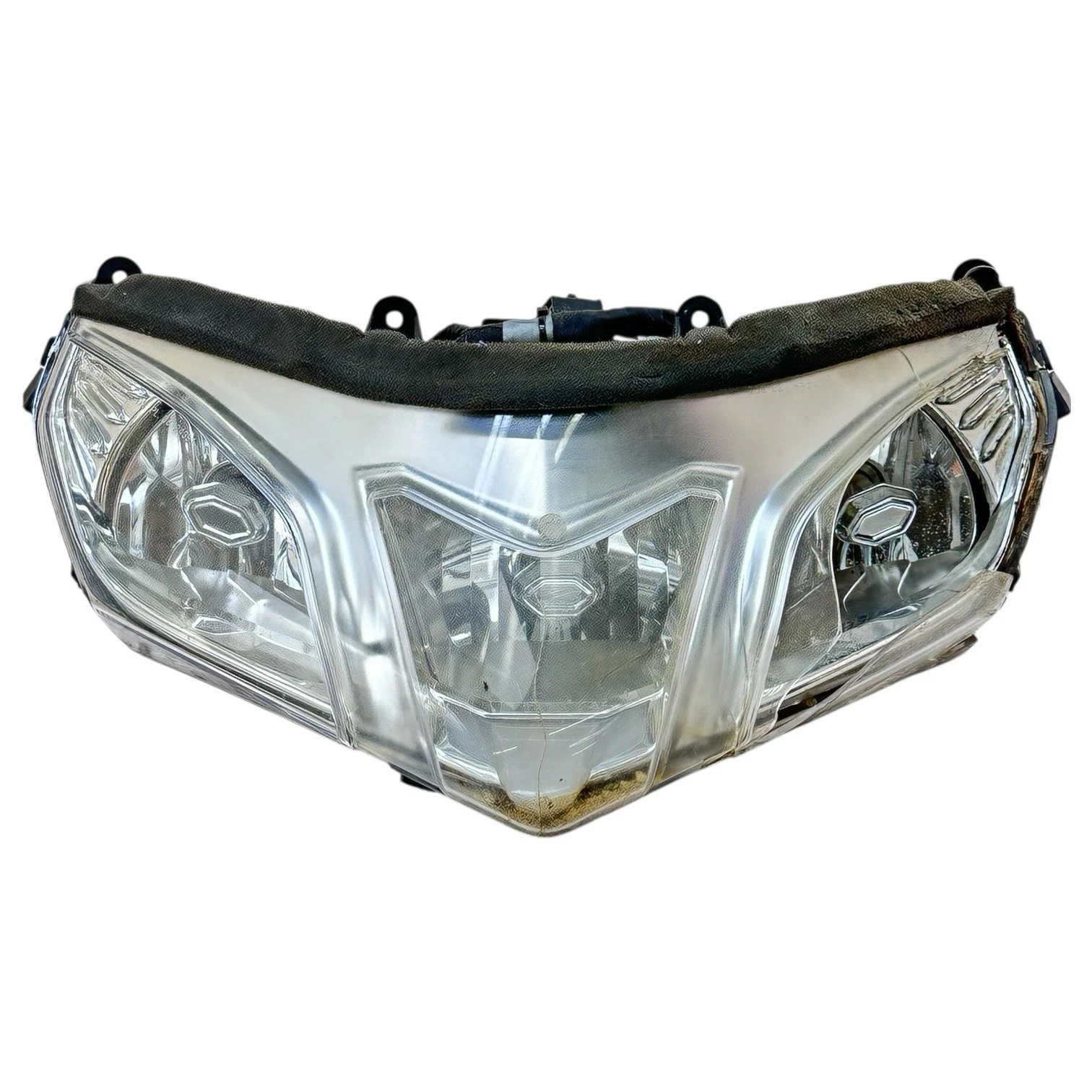 2015 2016 APRILIA RSV4 RF HEADLIGHT ASSEMBLY LAMP MAIN FRONT STOCK OEM *DAMAGED*