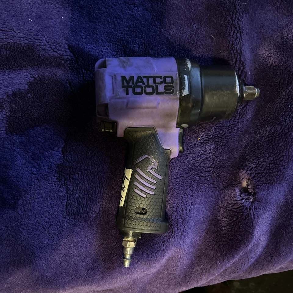 Pistola de Impacto Matco 1/2 Drive Alta Potencia Púrpura Apenas Usada Excelente Estado Foto 2 de 2